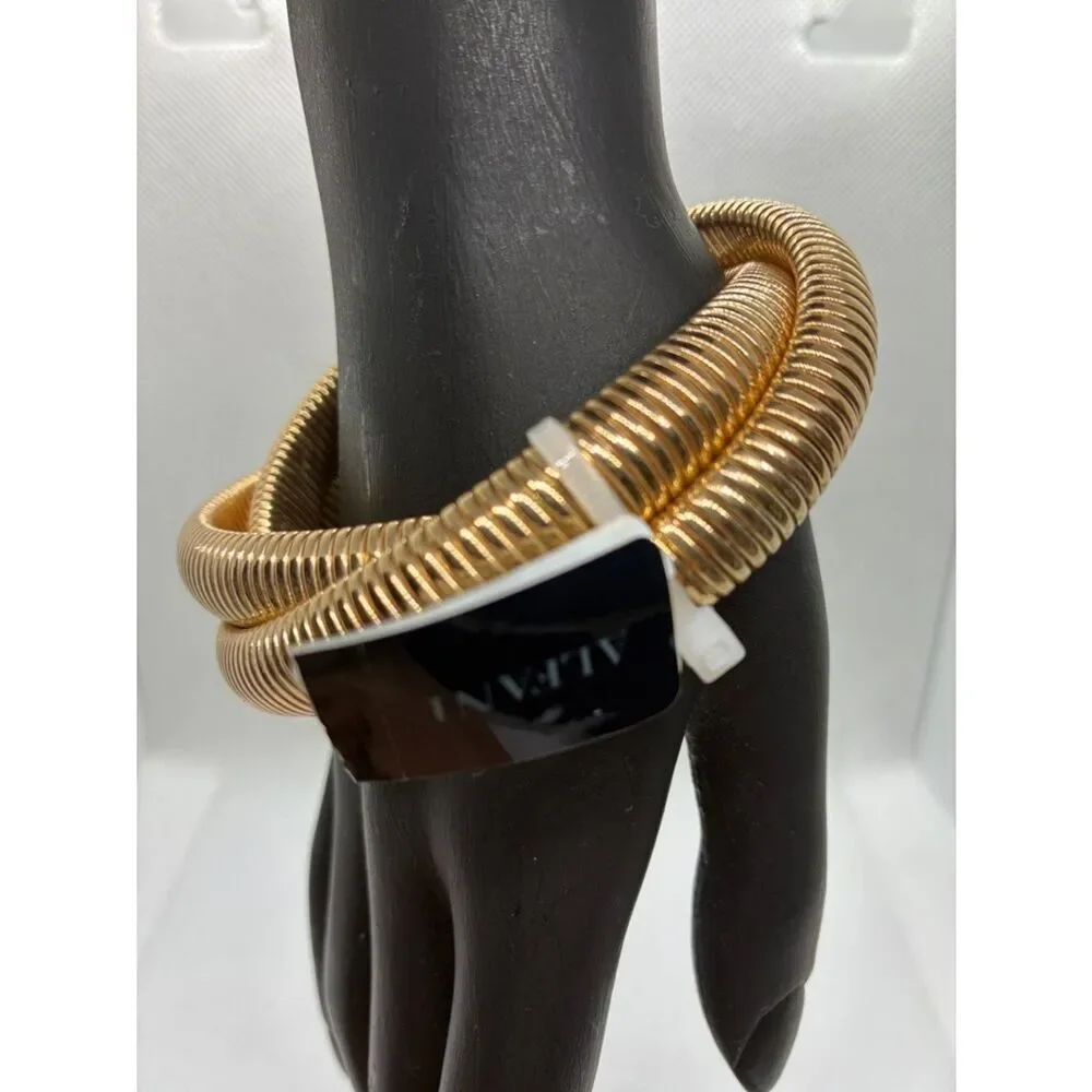 3For$20 Alfani Gold Coil Wrap Bracelet New